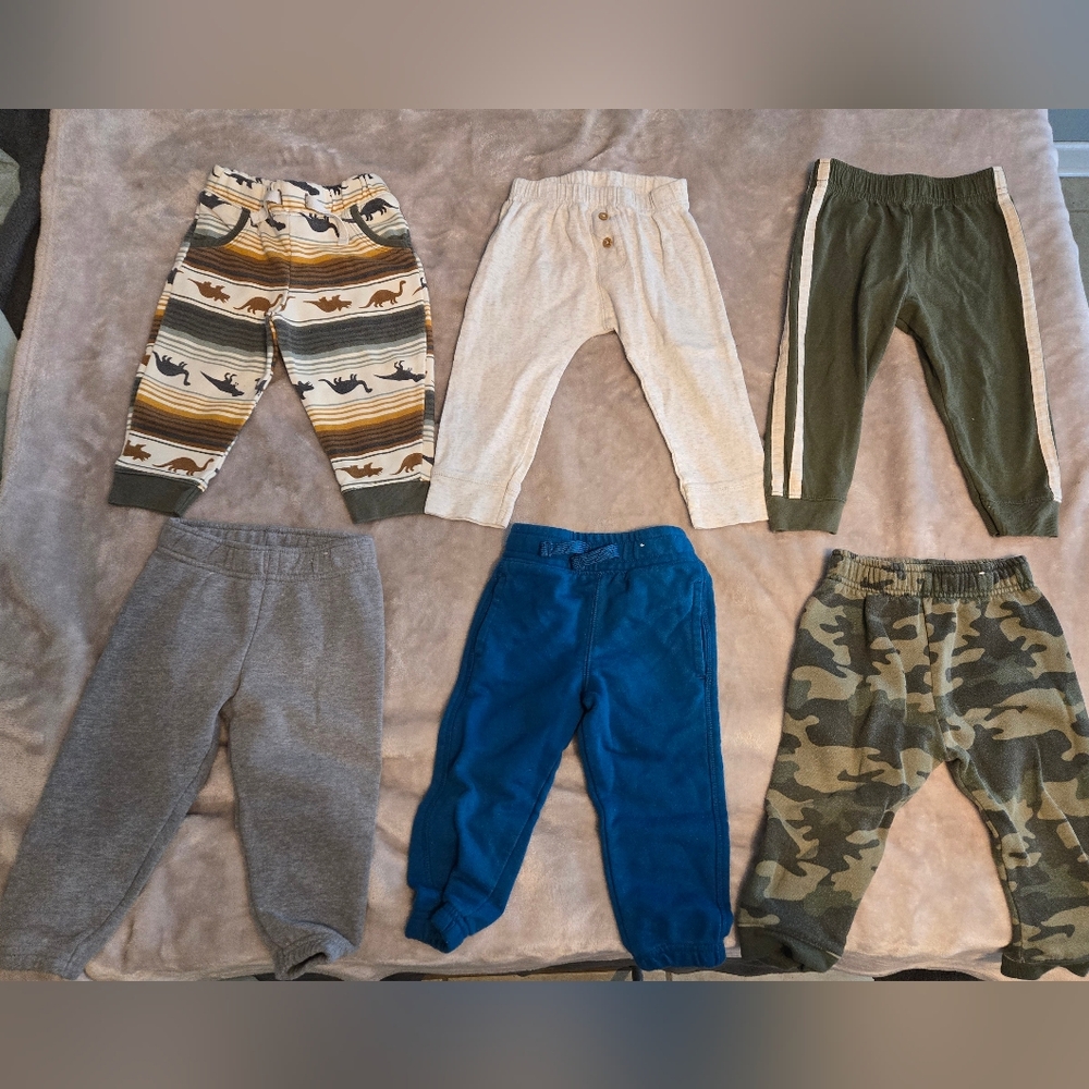 Lot of 6 pairs of lounge pants - size 18 month